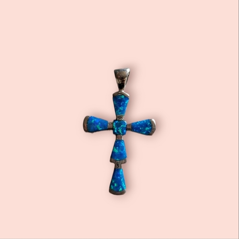 925 cross charm
